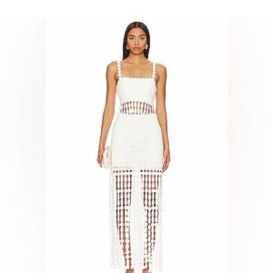 SAYLOR White Crochet Eloie Set